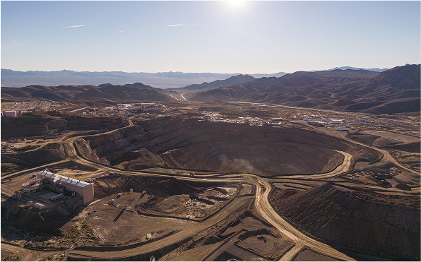 Mining operations at Mountain Pass
